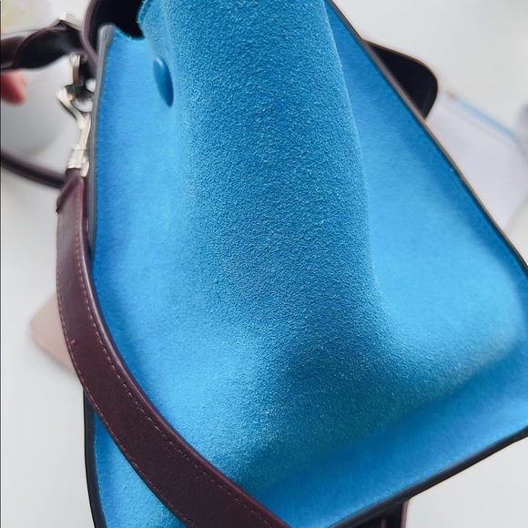 Celine Smooth Calfskin Small Tri-Color Trapeze Bag - Picture 6 of 6